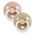 BIBS SET DE 2 SUCETTES BLUSH GLOW VANILLA GLOW 0-6 MOIS