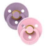 BIBS SET DE 2 SUCETTES LAVANDER BABY PINK 6-12 MOIS