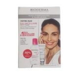 BIODERMA PEAUX HYPERPIGMENTEES ET TACHES BRUNE DUO EAU MICELLAIRE + SOIN ECLAIRCISSANT