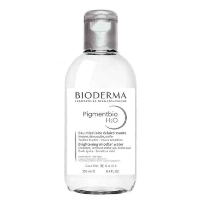 bioderma-pigmentbio-h2o-eau-micellaire-eclaircissante-250-ml.jpg BIODERMA PIGMENTBIO H2O EAU MICELLAIRE ECLAIRCISSANTE 250 ML – Image 1
