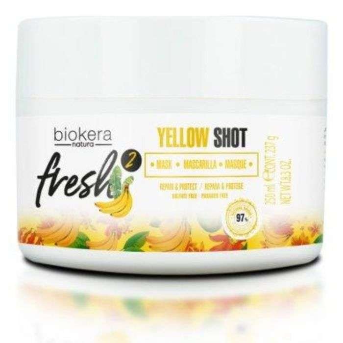 biokera-biokera-fresh-yellow-shot-masque-250-ml-masque-creme-et-soins.jpg BIOKERA FRESH YELLOW SHOT MASQUE 250 ML – Image 1