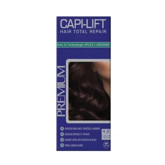 capilifit-premium-coloration-40-chatain-moyen.jpg CAPILIFIT PREMIUM COLORATION 4.0 CHATAIN MOYEN – Image 1