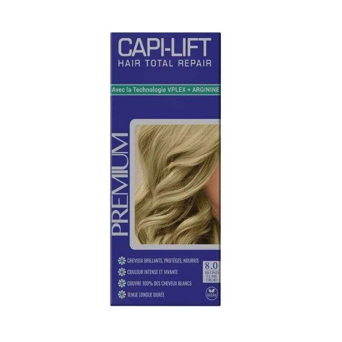 capilifit-premium-coloration-80-blond-clair-froid.jpg CAPILIFIT PREMIUM COLORATION 8.0 BLOND CLAIR FROID – Image 1