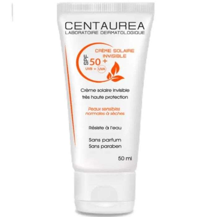 centaurea-centaurea-creme-solaire-invisible-spf-50-50-ml-cremes-solaires.jpg CENTAUREA CREME SOLAIRE INVISIBLE SPF 50+ 50 ML – Image 1
