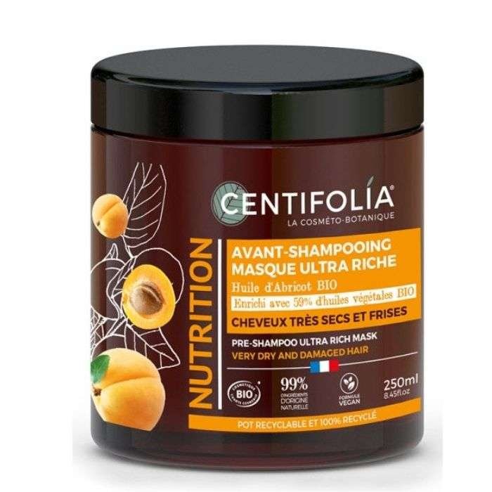 centifolia-centifolia-nutrition-avant-shampooing-masque-ultra-riche-250-ml-masques-et-cremes.jpg CENTIFOLIA NUTRITION AVANT SHAMPOOING MASQUE ULTRA RICHE 250 ML – Image 1