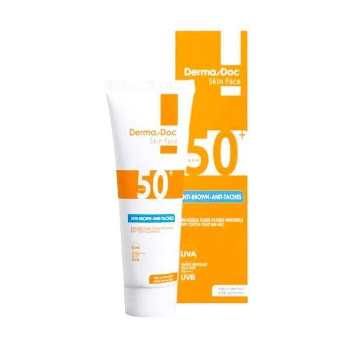 dermadoc-skin-face-creme-solaire-anti-taches-spf50-invisible-50ml.jpg DERMADOC SKIN FACE CREME SOLAIRE ANTI TACHES SPF50+ INVISIBLE 50ML – Image 1