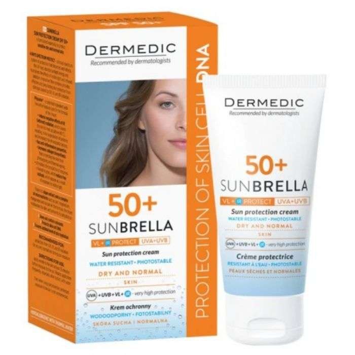 dermedic-dermedic-sunbrella-ecran-spf50-psn-50ml-cremes.jpg DERMEDIC SUNBRELLA ECRAN SPF50+ PSN 50ML – Image 1