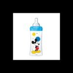 DODIE BIBERON INITIATION+ 330ML MICKEY BLEU +6 M TET RONDE 3 VIT D3