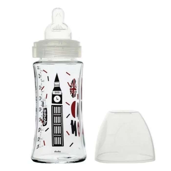 dodie-biberon-sensation-verre-270ml-london.jpg DODIE BIBERON SENSATION+ VERRE 270ML LONDON – Image 1