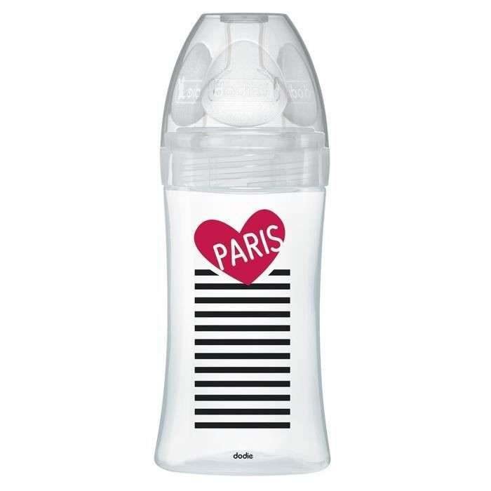dodie-biberon-sensation-verre-270ml-paris.jpg DODIE BIBERON SENSATION+ VERRE 270ML PARIS – Image 1
