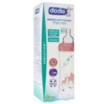 DODIE BIBERON SENSATION+ANTI COLIQUE TETINE PLATE 330 ML ROSE