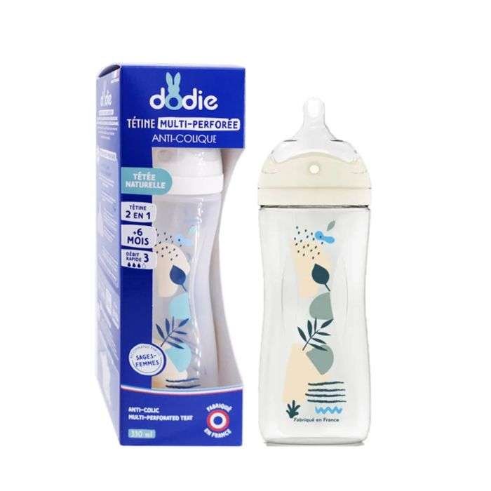dodie-dodie-biberon-tetine-multi-perforee-anti-colique-330-ml-6mois-debit-3-bleu-biberon-et-goupillon.jpg DODIE BIBERON TETINE MULTI PERFOREE ANTI COLIQUE 330 ML 6MOIS+ DEBIT 3 BLEU – Image 1