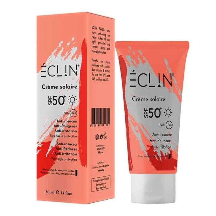 eclin-eclin-creme-solaire-spf-50-anti-rougeurs50-ml-cremes.jpg ECLIN CREME SOLAIRE SPF 50+ ANTI ROUGEURS50 ML – Image 1