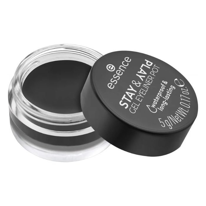 essence-essence-stay-and-play-gel-eyeliner-pot-waterproof-long-lasting-5-g-yeux-et-sourcils.jpg ESSENCE STAY AND PLAY GEL EYELINER POT WATERPROOF LONG LASTING 5 G – Image 1