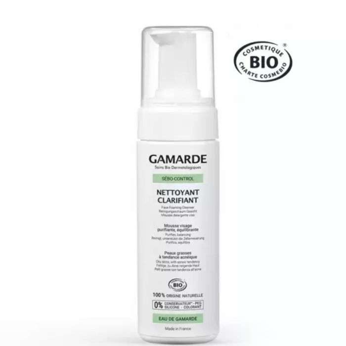 gamarde-gamarde-nettoyant-clarifiant-mousse-visage-160-ml-demaquillants-et-nettoyants.jpg GAMARDE NETTOYANT CLARIFIANT MOUSSE VISAGE 160 ML – Image 1