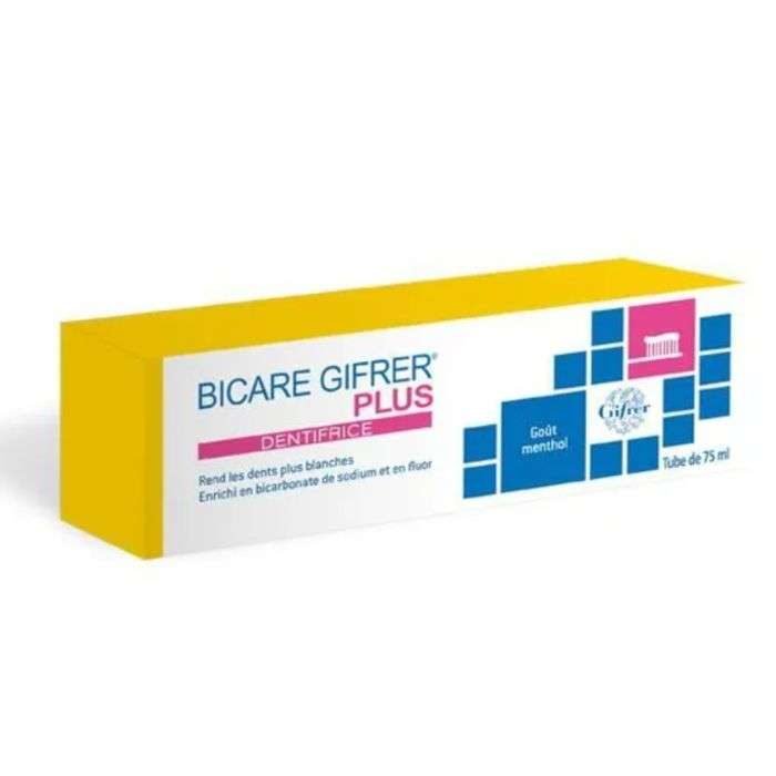 gifrer-gifrer-bicare-plus-dentifrice-gout-menthe-75-ml-dentifrices-blanchisseur.jpg GIFRER BICARE PLUS DENTIFRICE GOUT MENTHE 75 ML – Image 1