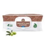 GIFRER LINGETTES NETTOYANTES À L’HUILE D’OLIVE BIO 70 LINGETTES