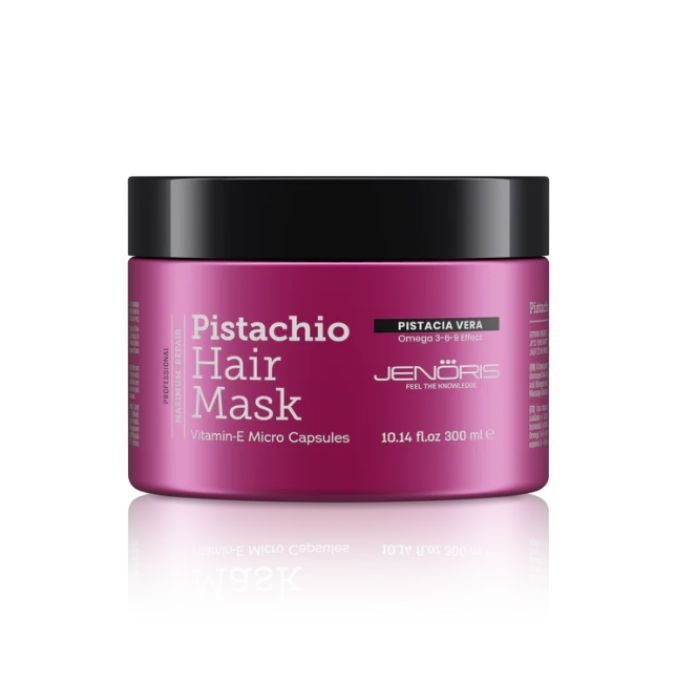 jenoris-professionnelle-masque-capillaire-a-la-pistache-300ml.jpg JENORIS PROFESSIONNELLE MASQUE CAPILLAIRE A LA PISTACHE 300ML – Image 1