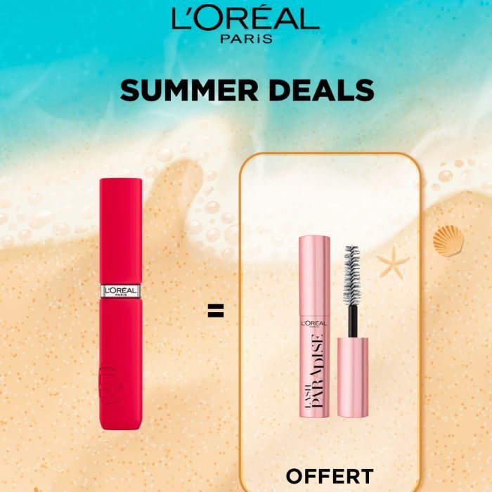 l-oreal-paris-offre-web-infaillible-rouge-a-levres-matte-resistance-mini-mascara-offert.jpg L'OREAL PARIS OFFRE WEB INFAILLIBLE ROUGE A LEVRES MATTE RESISTANCE + MINI MASCARA OFFERT – Image 1