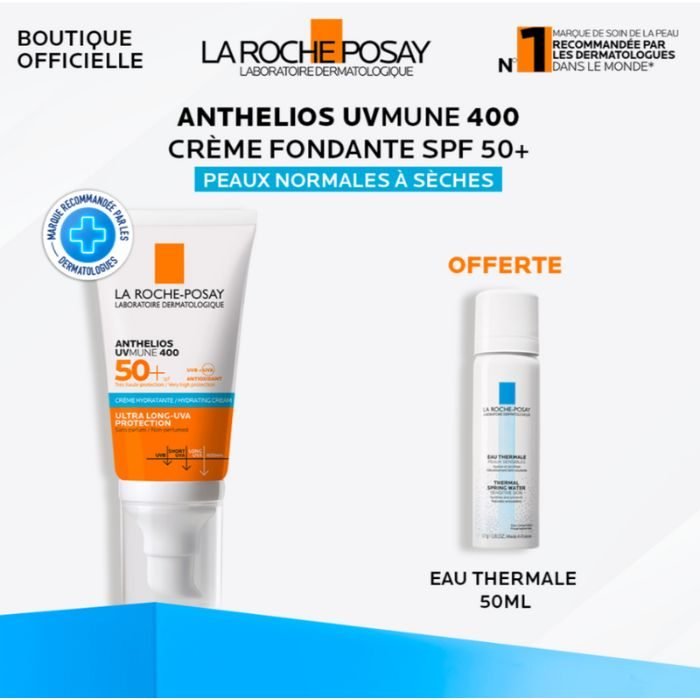 la-roche-posay-offre-anthelios-uvmune-400-creme-hydratante-spf-50-invisible-50-ml-eau-thermale-50ml-offert.jpg LA ROCHE POSAY OFFRE ANTHELIOS UVMUNE 400 CREME HYDRATANTE SPF 50+ INVISIBLE 50 ML + EAU THERMALE 50ML OFFERT – Image 1