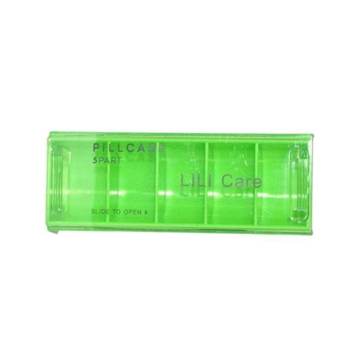 lilicare-lili-care-pilulier-5-part-pansements-bandages-et-compresses.jpg LILI CARE PILULIER 5 PART – Image 1