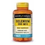 MASON NATURAL SELENIUM 200 MCG 60 COMPRIMES