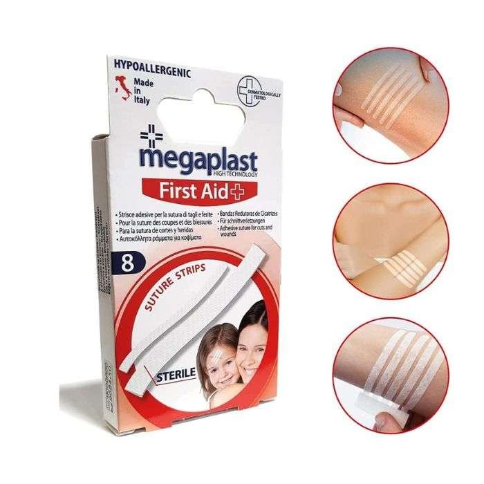 megaplast-first-aid-suture-strip-sterile-boite-de-8.jpg MEGAPLAST FIRST AID SUTURE STRIP STERILE BOITE DE 8 – Image 1