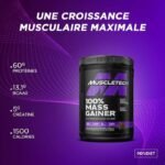 MUSCLETECH 100% MASS GAINER 2.33 KG SAVEUR CHOCOLAT BROWNIE
