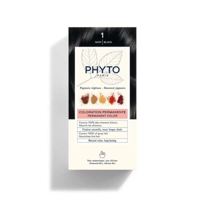 phyto-phyto-color-kit-coloration-1-noir-coloration.jpg PHYTO COLOR KIT COLORATION 1 NOIR – Image 1