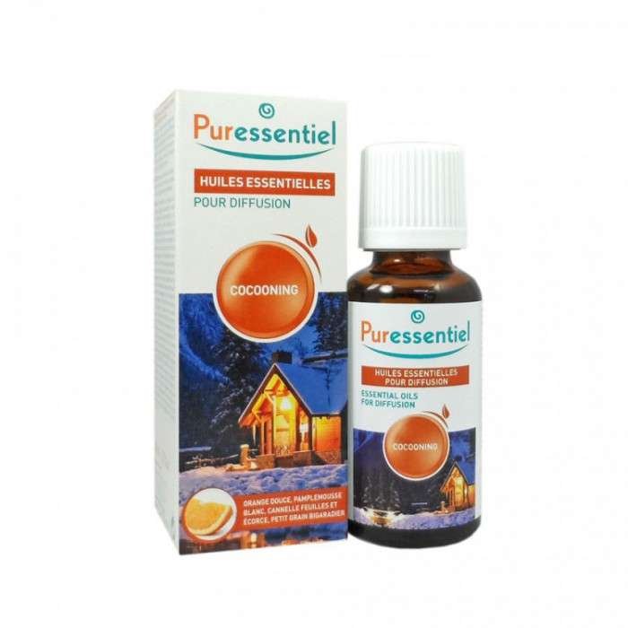 puressentiel-huile-essentielle-pour-diffusion-cocooning-30-ml.jpg PURESSENTIEL HUILE ESSENTIELLE POUR DIFFUSION COCOONING 30 ML – Image 1