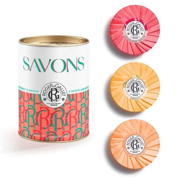 roger-et-gallet-roger-et-gallet-assortiment-3-savons-pope-orange-savon-et-pain-dermatologique.jpg ROGER ET GALLET ASSORTIMENT 3 SAVONS POPE ORANGE – Image 1