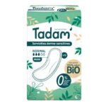 TADAM 18 SERVIETTES DERMO SENSITIVES NORMAL MAXI COTON BIO