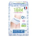 TADAM 8 CULOTTES PLUS TAILLE L POUR FUITES URINAIRES
