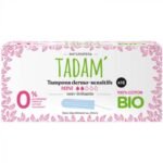 TADAM TAMPONS DERMO SENSITIFS MINI COTON BIO X16