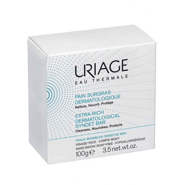 uriage-eau-thermale-pain-surgras-dermatologique-100-g.jpg URIAGE EAU THERMALE PAIN SURGRAS DERMATOLOGIQUE 100 G – Image 1