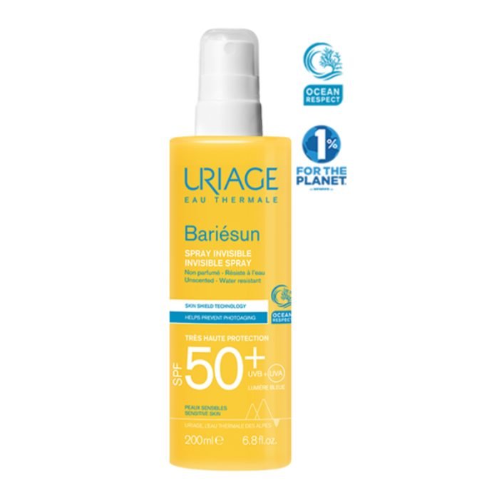 uriage-uriage-bariesun-spray-invisible-spf-50-non-parfume-200-ml-spray-solaire.jpg URIAGE BARIESUN SPRAY INVISIBLE SPF 50 + NON PARFUME 200 ML – Image 1