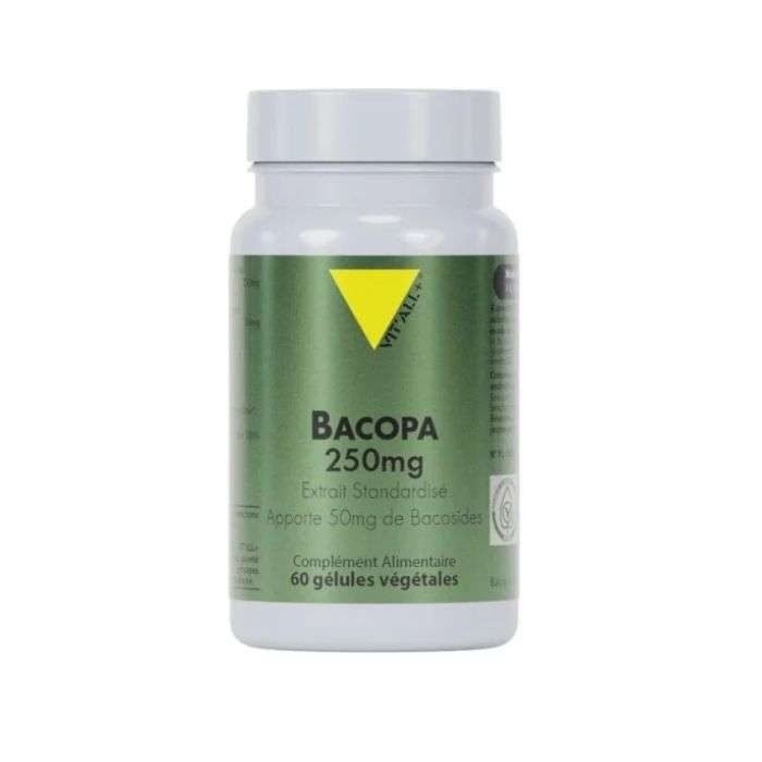 vitall-vitall-bacopa-250-mg-60-gelules-vegetales-memoire-et-concentration.jpg VITALL + BACOPA 250 MG 60 GELULES VEGETALES – Image 1
